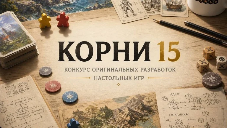 Hobby World Opens Applications for 15th Anniversary Board Game Design Contest 'KORNI'