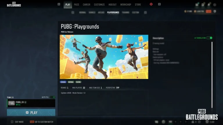 PUBG Developers Announce Playgrounds: A New Platform for Community-Created Game Modes